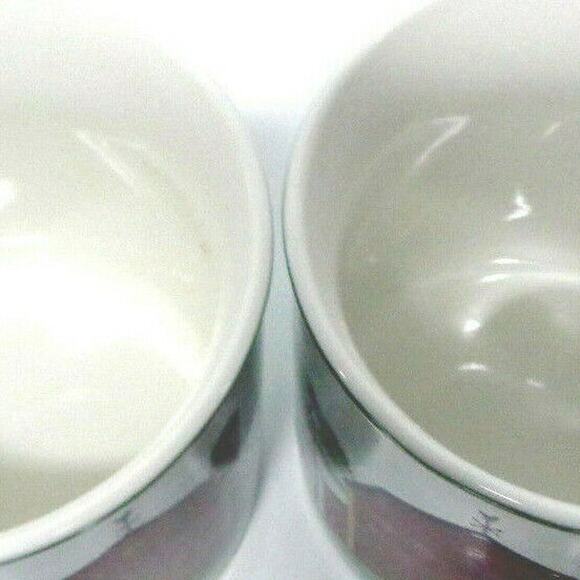 Tienshan Stoneware Coffee Mugs 2 Farm House Prairie Red Barn 14oz Tea Cups New - Picture 5 of 6